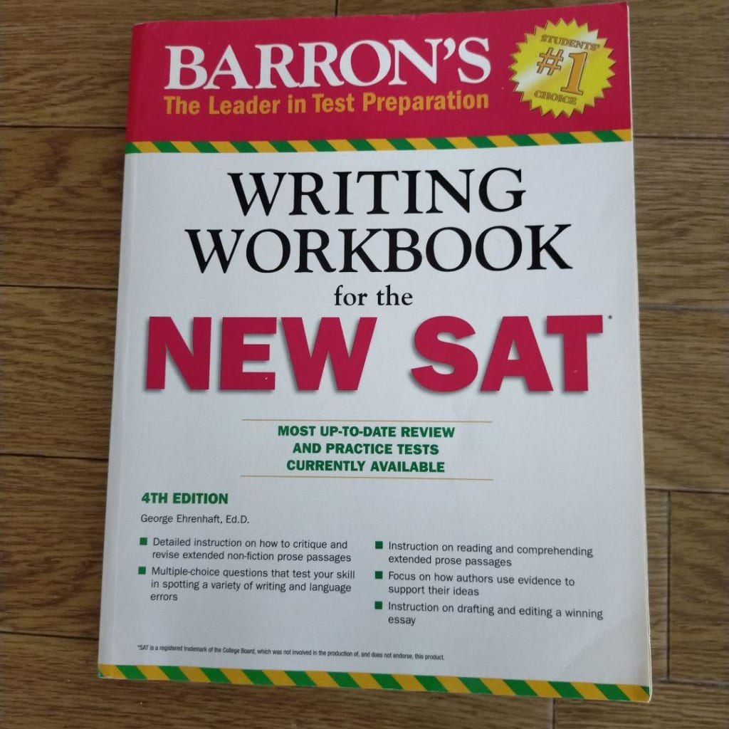 Writing Workbook for the New SAT Barron’s